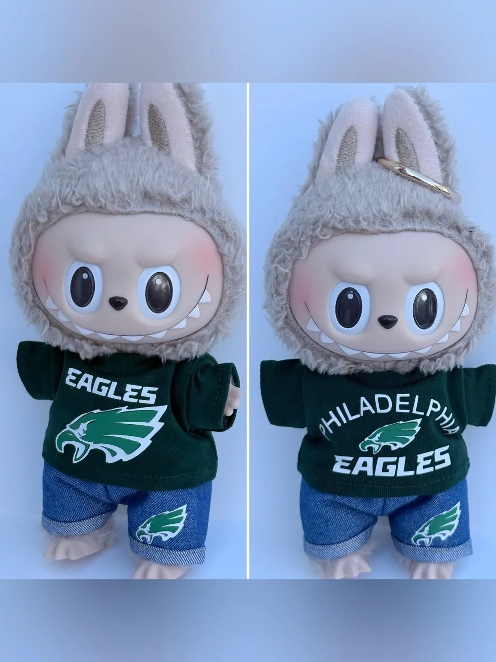 Eagles Labubu 2pc outfit Philadelphia